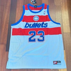 Nike Team Jersey in Red, Blue, and White